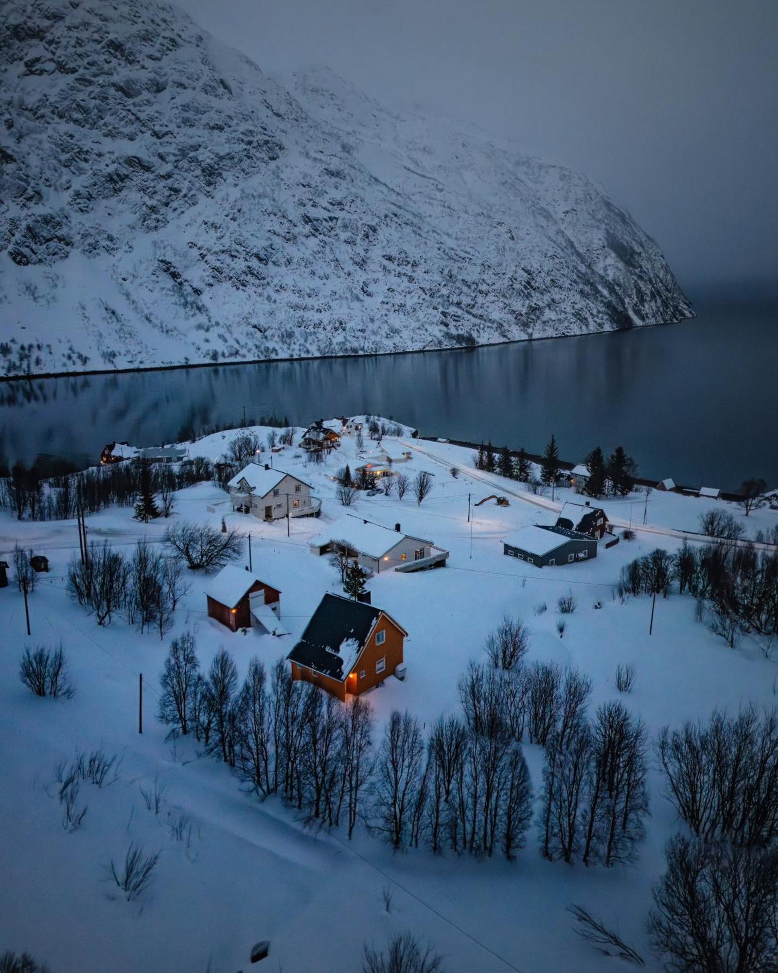 Villa Lyngen Aurora House Koppangen Exterior foto