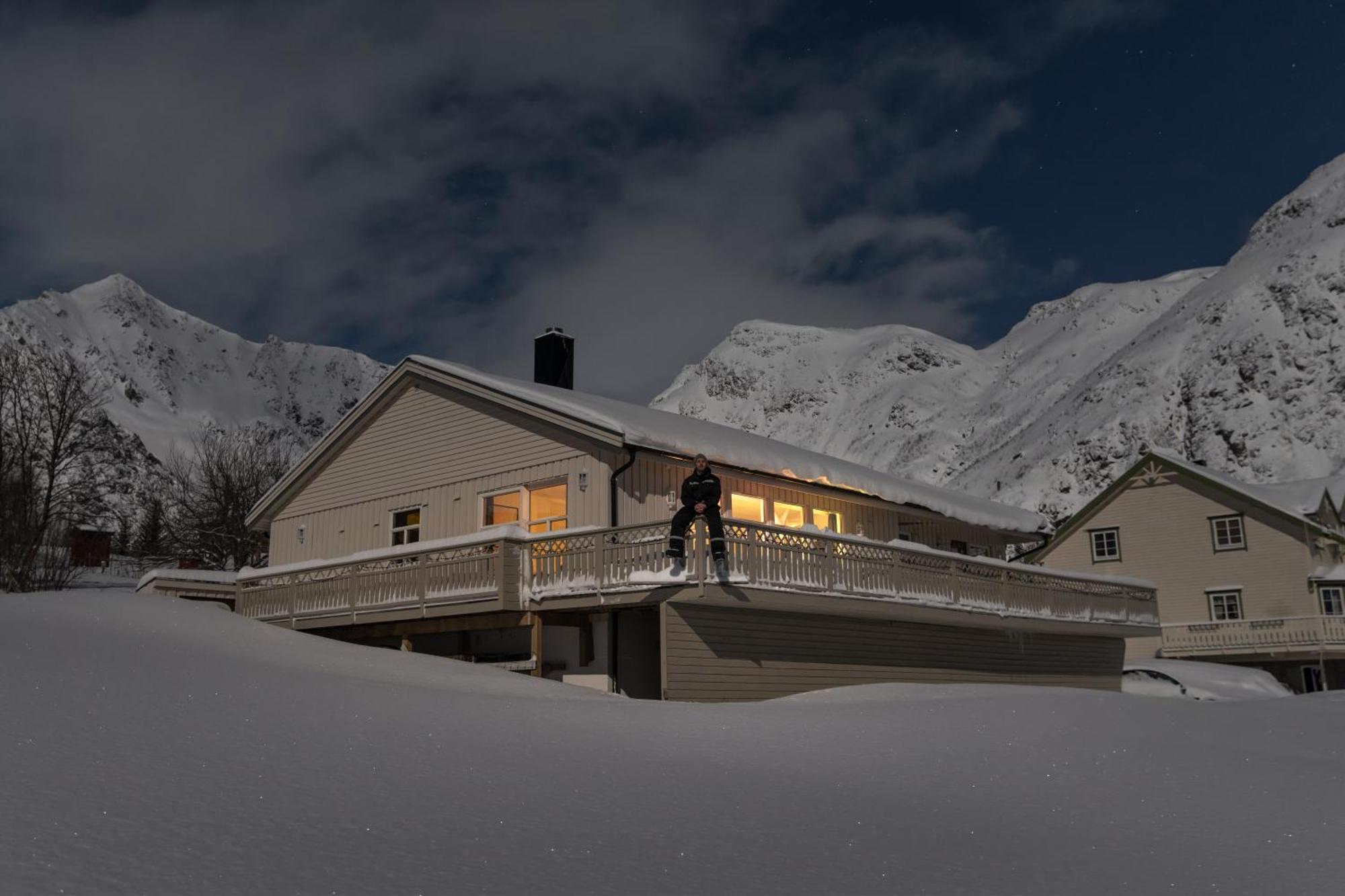 Villa Lyngen Aurora House Koppangen Exterior foto
